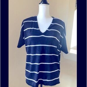 Eileen Fisher organic linen cotton blend top